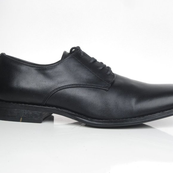 Alfani Rye Oxford lace-up dress shoes black leathe main image 9